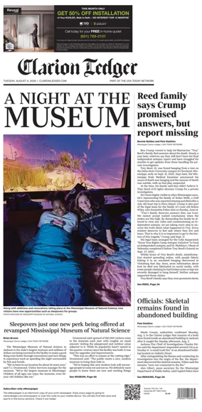 Cover of Clarion Ledger