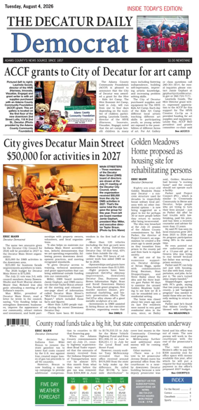 Cover of The Decatur Daily Democrat