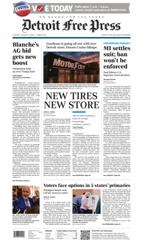 Cover of Detroit Free Press