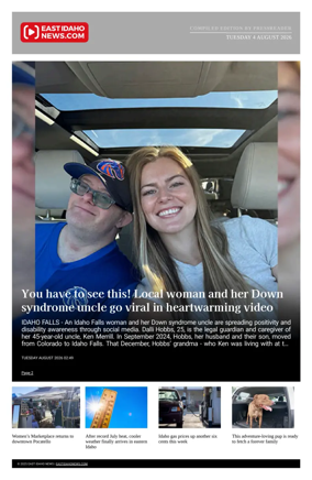 Cover of East Idaho News