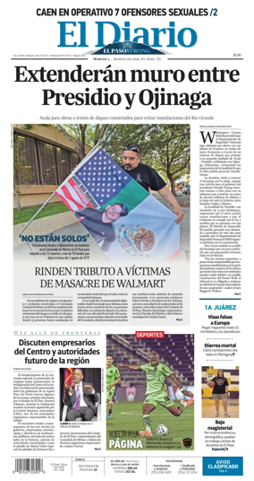 Cover of El Diario de El Paso