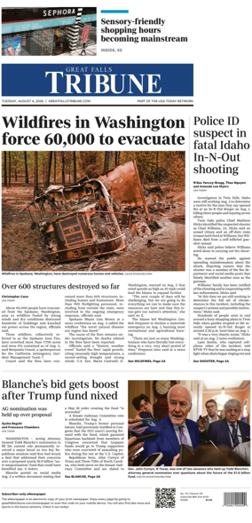 Cover of Great Falls Tribune
