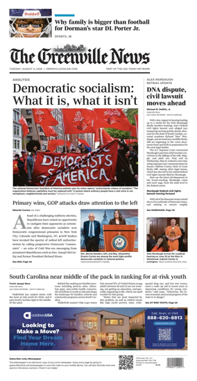 Cover of The Greenville News