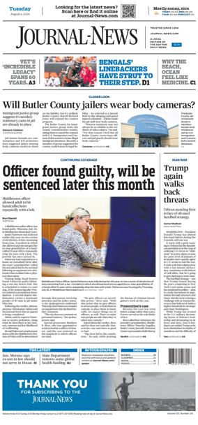 Cover of Hamilton Journal News