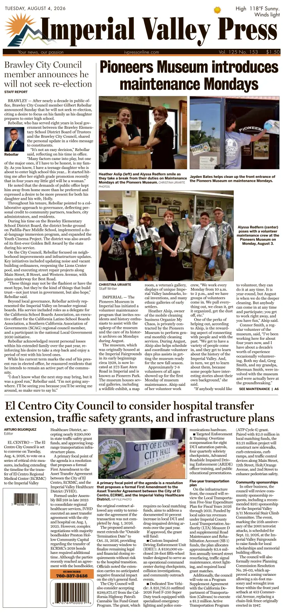 Cover of Imperial Valley Press