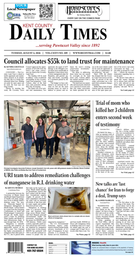 Cover of Kent County Daily Times