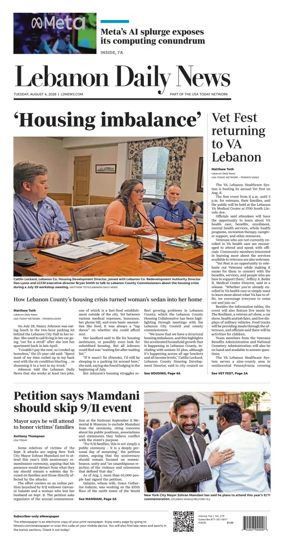 Cover of Lebanon Daily News