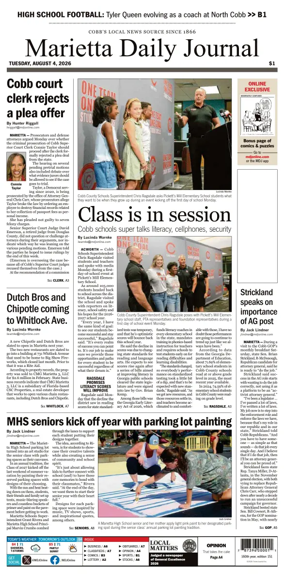 Cover of Marietta Daily Journal