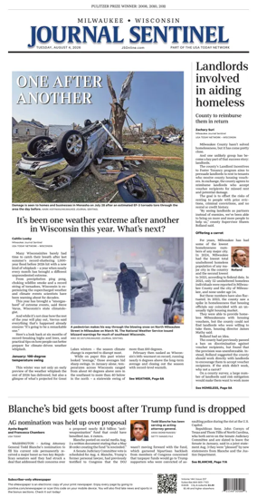 Cover of Milwaukee Journal Sentinel