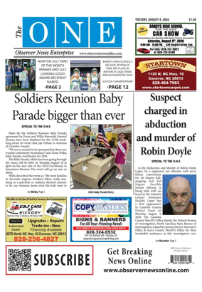 Cover of Observer News Enterprise