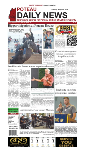 Cover of Poteau Daily News