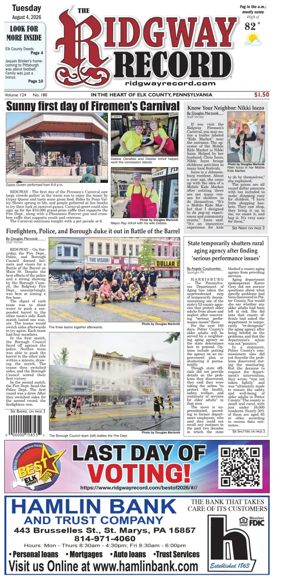 Cover of Ridgway Record