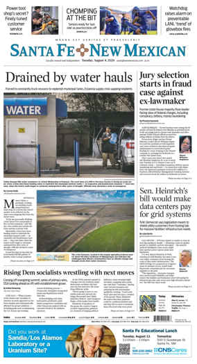 Cover of Santa Fe New Mexican