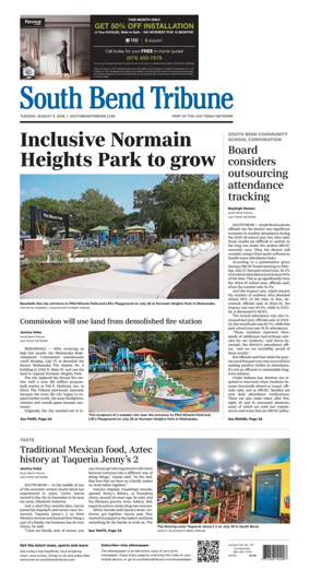 Cover of South Bend Tribune