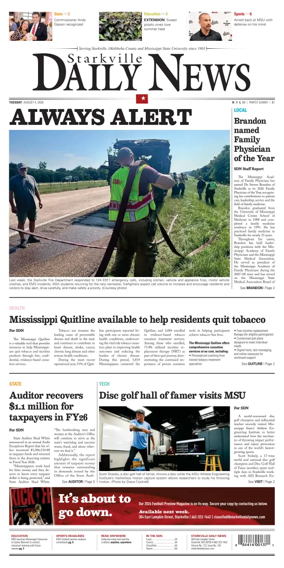 Cover of Starkville Daily News