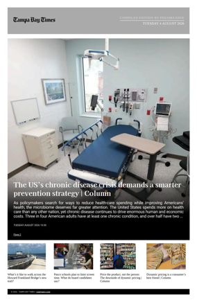 Cover of Tampa Bay Times TFP
