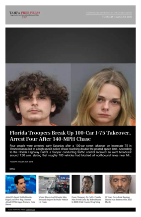 Cover of Tampa Free Press