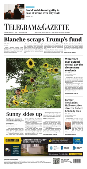 Cover of Telegram & Gazette