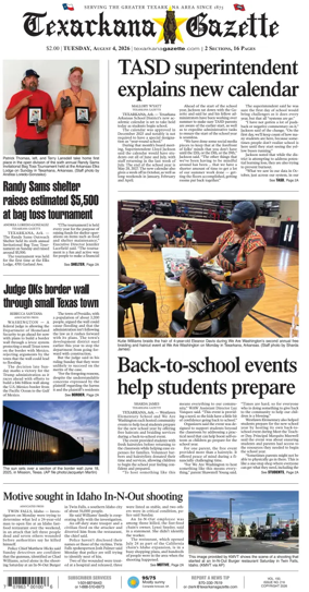 Cover of Texarkana Gazette
