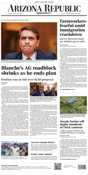 Cover of The Arizona Republic