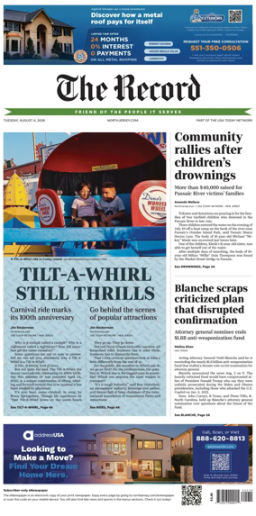 Cover of The Bergen Record