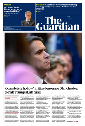 Cover of The Guardian (USA)