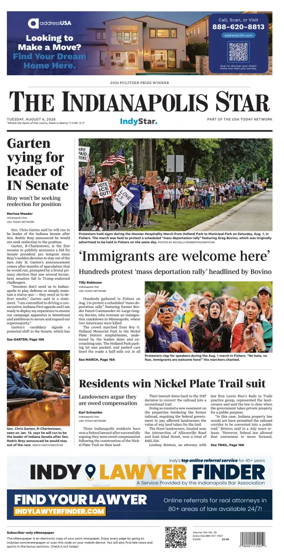 Cover of The Indianapolis Star