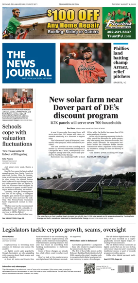Cover of The News Journal