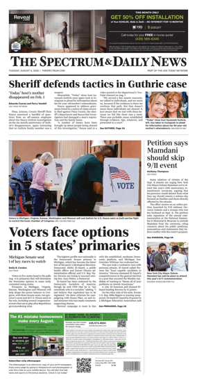 Cover of The Spectrum & Daily News