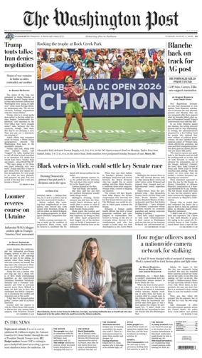 Cover of The Washington Post