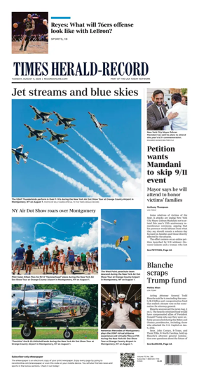 Cover of Times Herald-Record