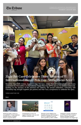 Cover of Tribune India - Compiled Edition