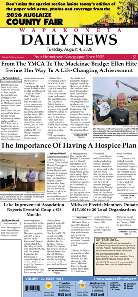 Cover of Wapakoneta Daily News