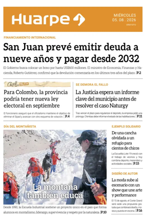 Cover of Diario Huarpe