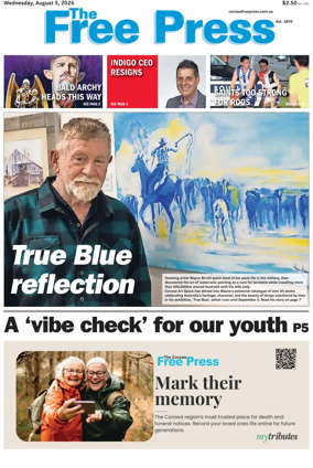 Cover of The Free Press (Corowa)