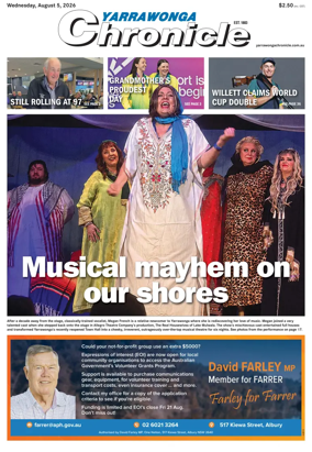 Cover of Yarrawonga Chronicle