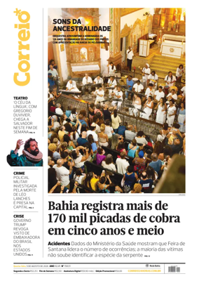Cover of Correio da Bahia