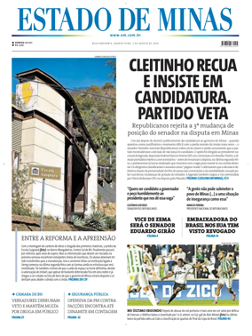 Cover of Estado de Minas (Brazil)