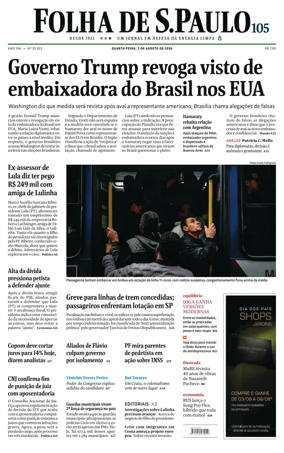 Cover of Folha de S.Paulo
