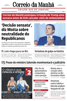 Cover of Jornal Correio da Manha