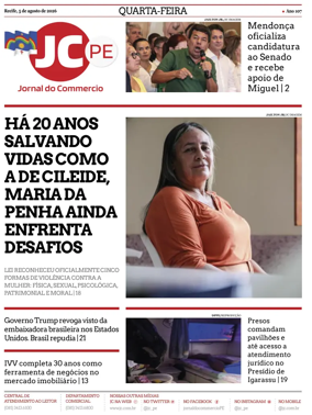 Cover of Jornal do Commercio