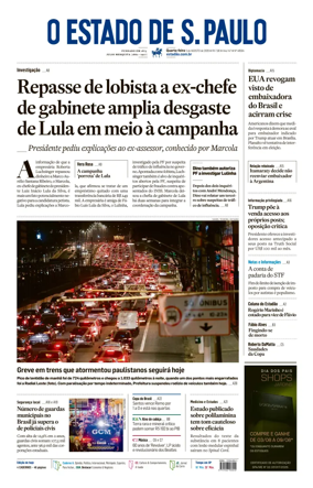 Cover of O Estado de S. Paulo
