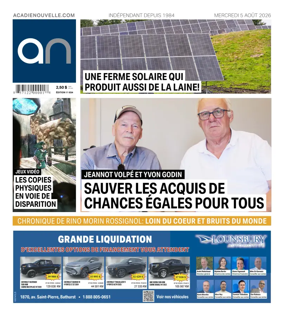 Cover of Acadie Nouvelle
