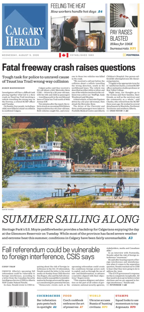 Cover of Calgary Herald