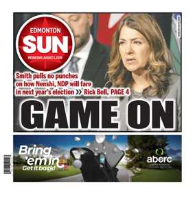 Cover of Edmonton Sun