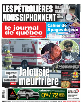 Cover of Le Journal de Quebec
