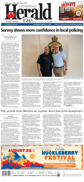 Cover of Lethbridge Herald