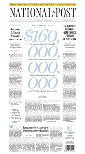 Cover of National Post - (National Edition)