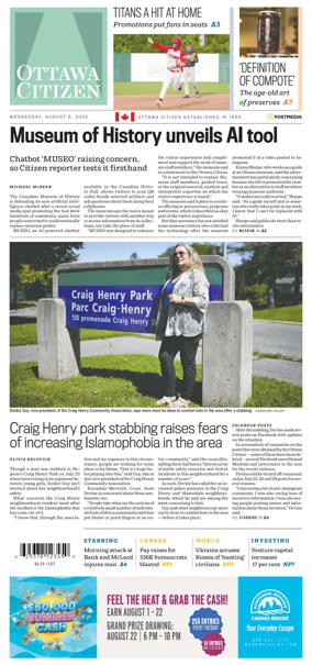 Cover of Ottawa Citizen