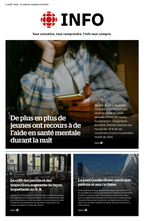 Cover of Radio-Canada Info
